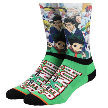 Hunter x Hunter Men's Character Crew Socks - BUCKET POPCORN